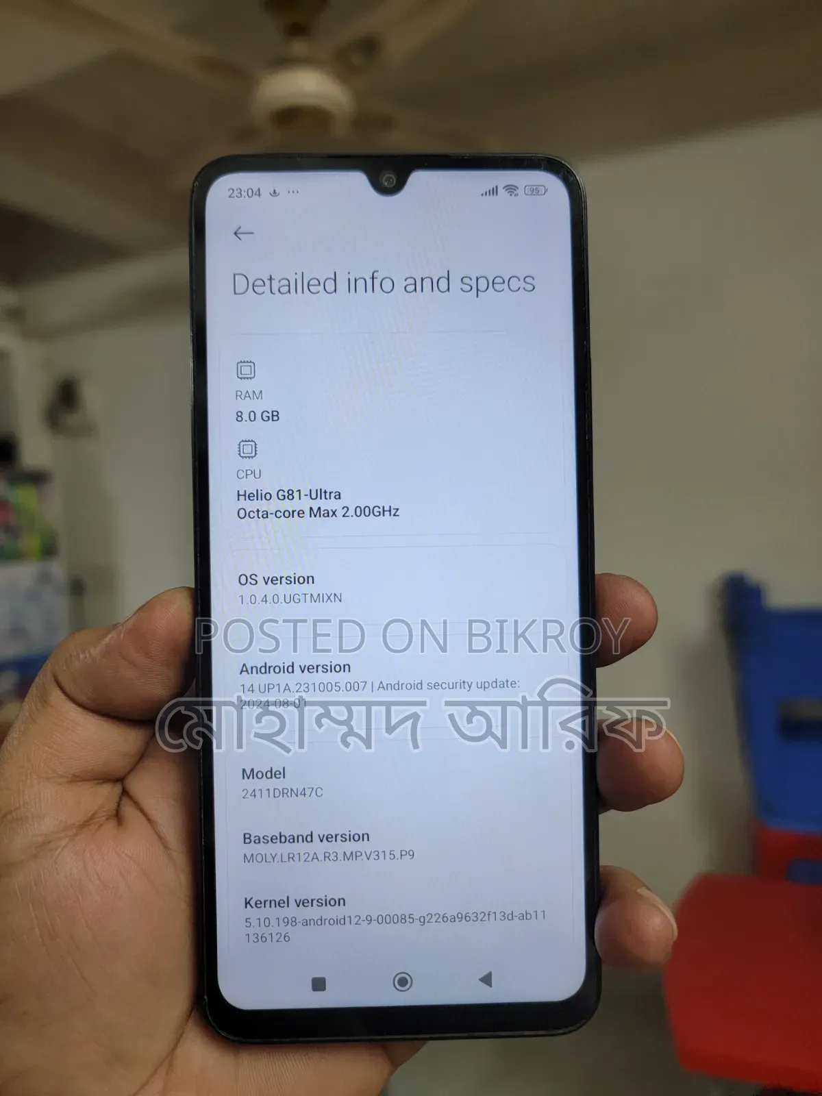 Xiaomi Redmi 14R 256 GB Black