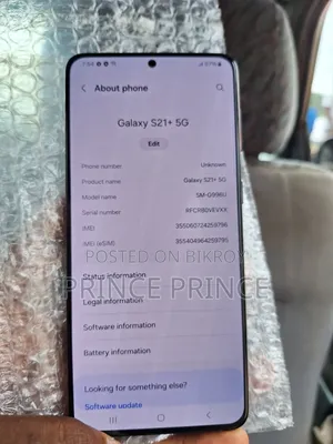Samsung Galaxy S21+ 5G 128 GB Black
