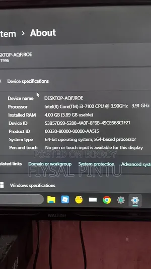 New Desktop Computer MSI 4GB Intel Core i3 HDD 500GB