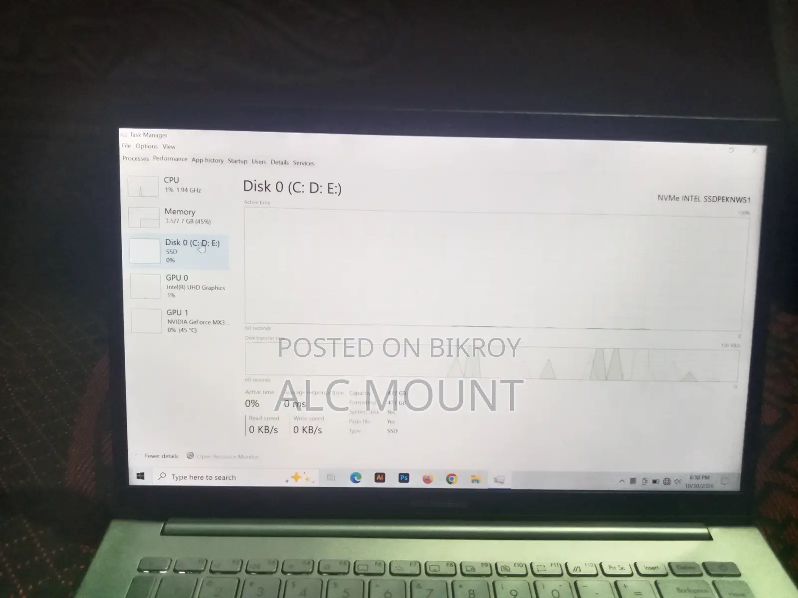 Laptop Asus Vivobook 14 8GB Intel Core i5 SSD 500GB