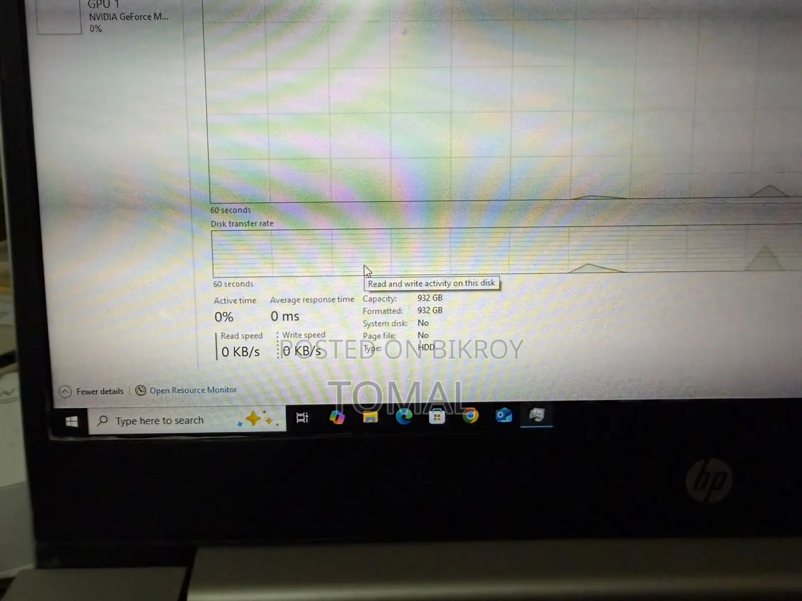 Laptop HP ProBook 450 8GB Intel Core i5 SSHD (Hybrid) 256GB