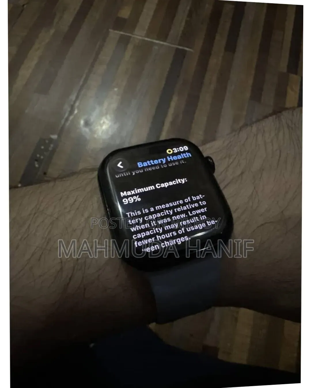 অ্যাপল ওয়াচ সিরিজ ১১ ৪৬মিমি ব্যাটারি ১০০%