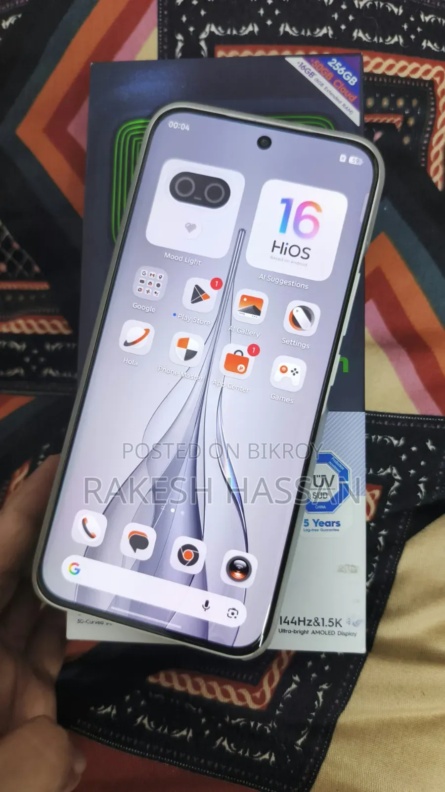 Tecno Pova Slim 5G 256 GB White