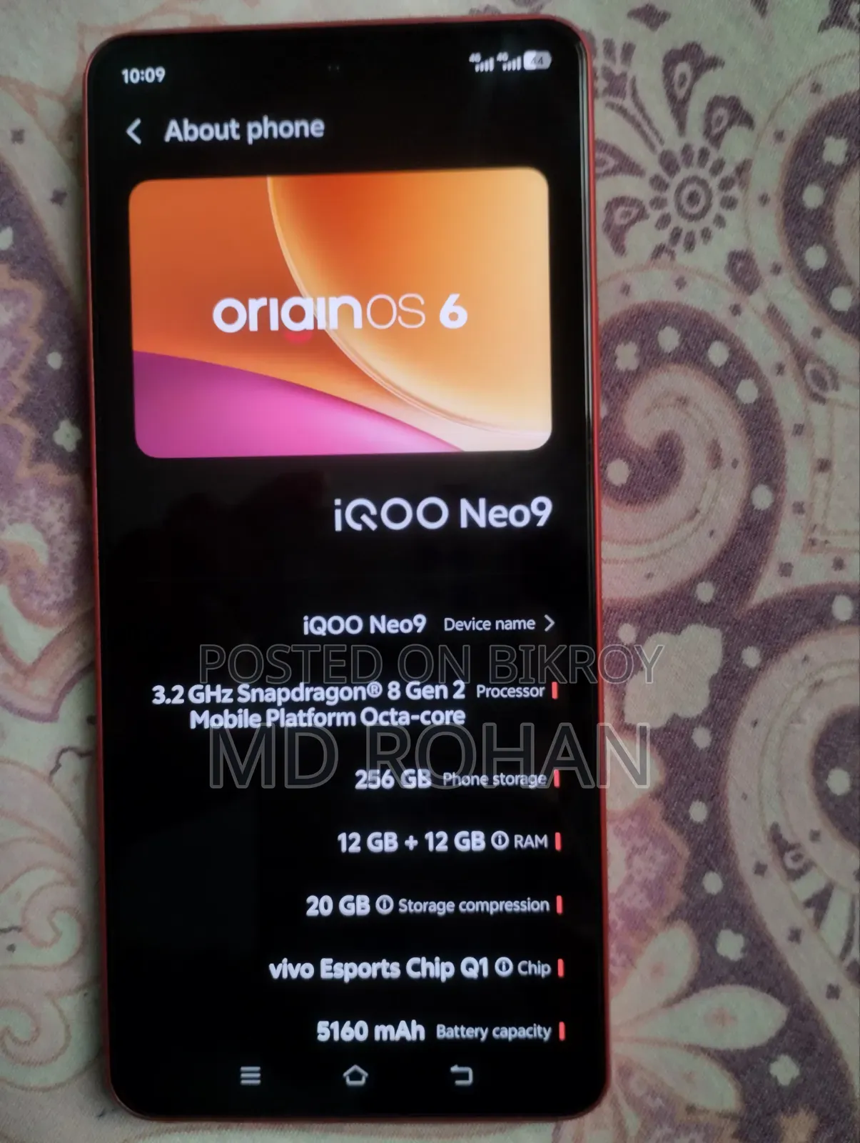 Vivo iQOO Neo9 256 GB Red