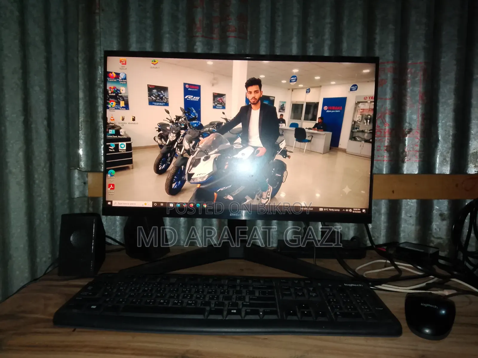 Core I5 4th Gen Desktop PC Full Setup With Samsung Monitor