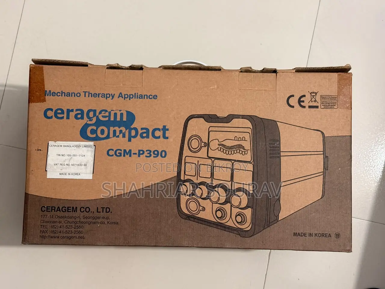 Ceragem Therapy Machine (CGM-P390) With 9 & 3 Sphere Projectors