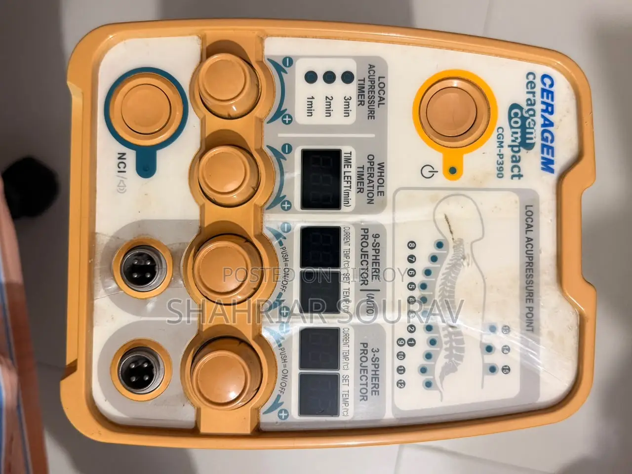 Ceragem Therapy Machine (CGM-P390) With 9 & 3 Sphere Projectors