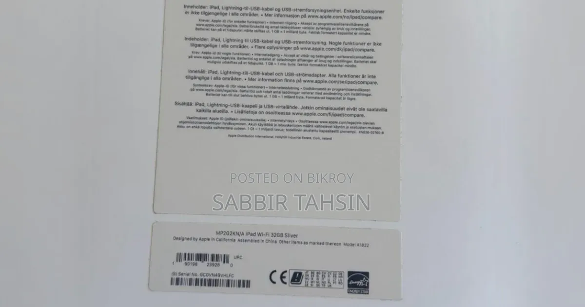 Apple iPad 9.7 64 GB Silver
