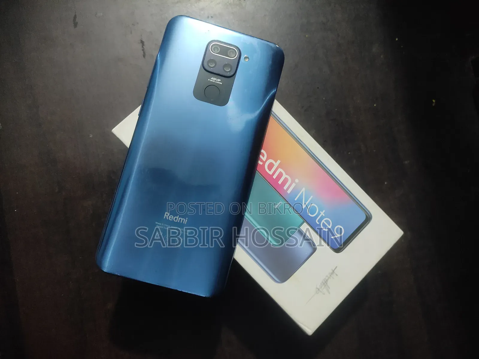 শাওমি রেডমি নোট ৯ ১২৮ জিবি ব্লু