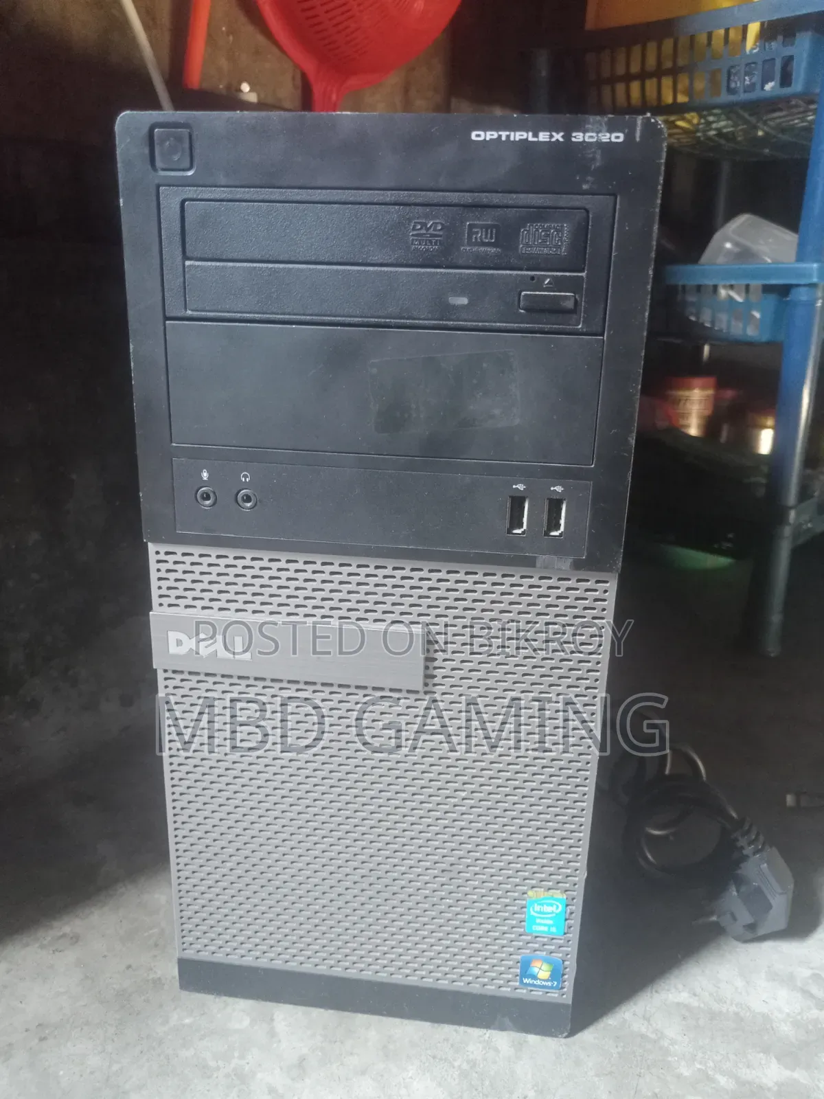 Desktop Computer Dell OptiPlex 3020 8GB Intel Core i5 HDD+SSD 1T