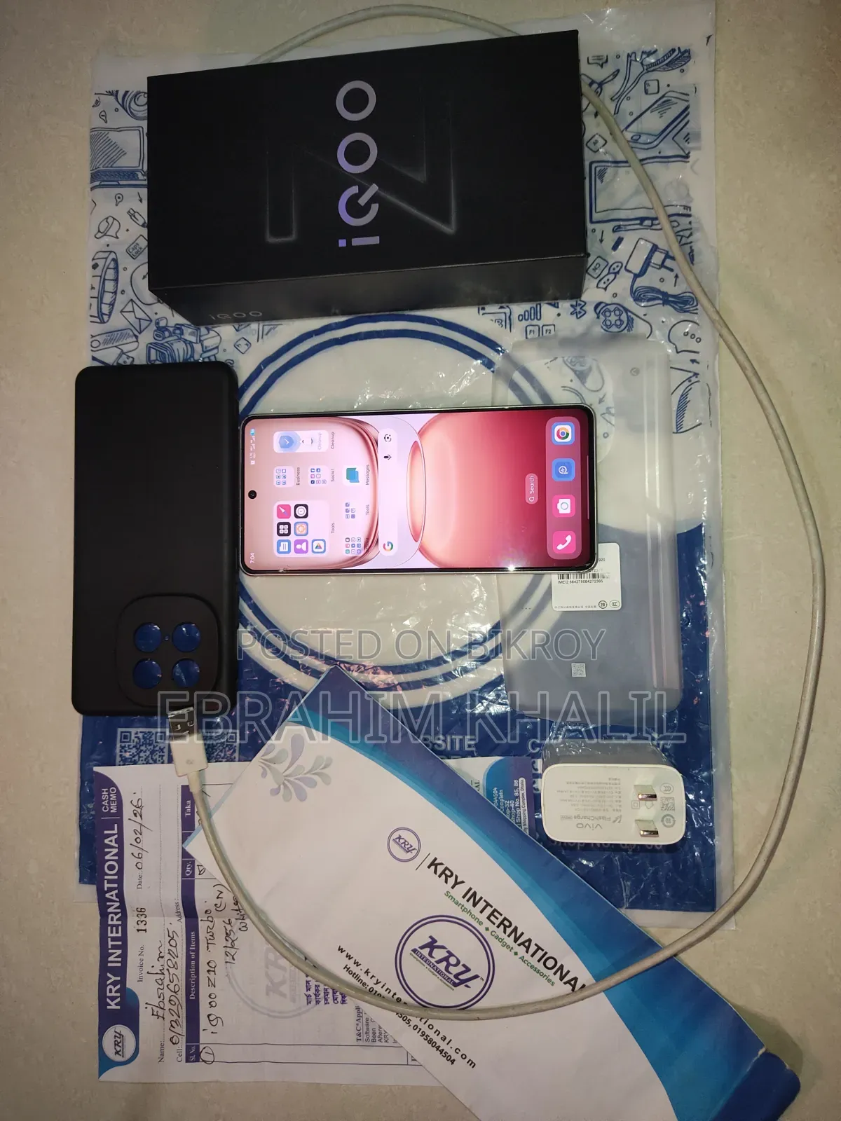 Vivo iQOO Z10 Turbo+ 256 GB White