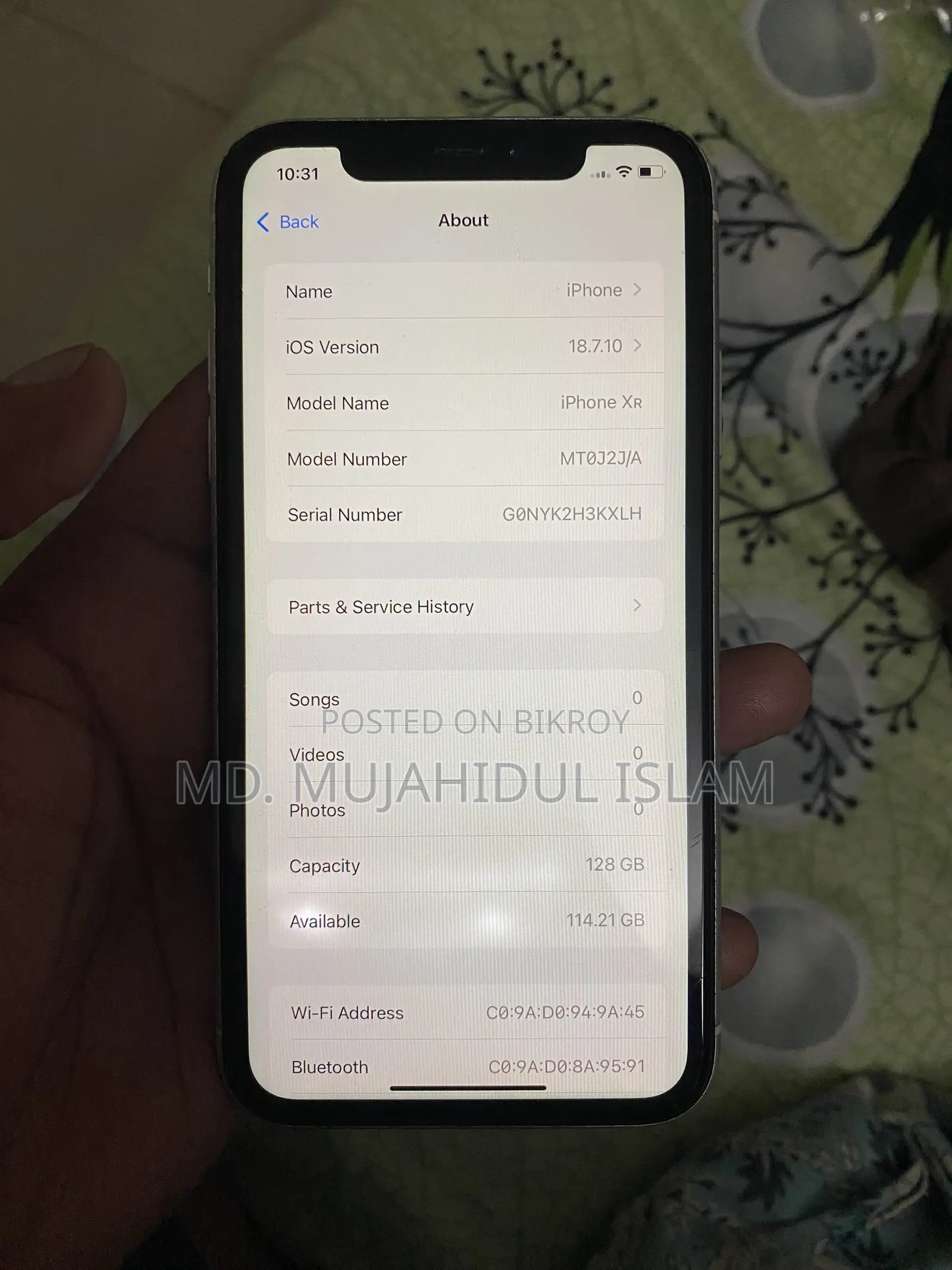 Apple iPhone XR 128 GB White