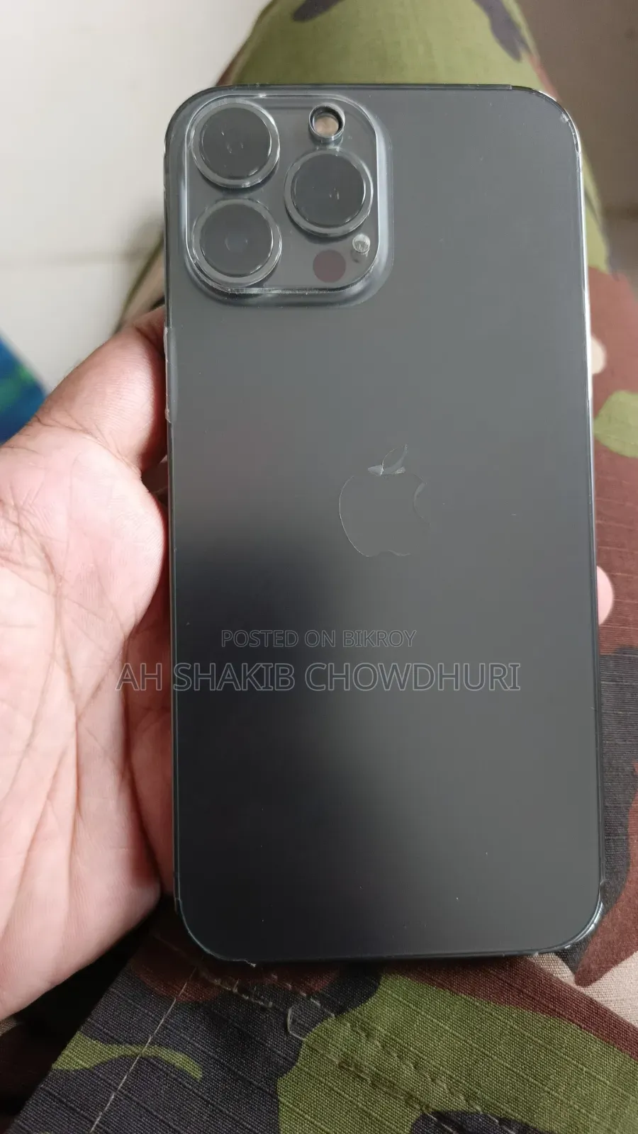 নিউ অ্যাপল আইফোন ১৩ প্রো ম্যাক্স ১২৮ জিবি গ্রাফাইট