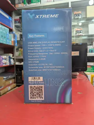 Xtreme RIO 2:1 Multimedia Speaker