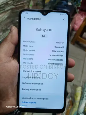 Samsung A10 32 GB Black