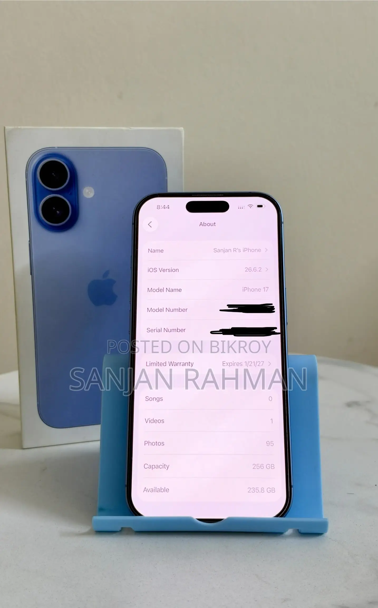 Apple iPhone 17 256 GB Blue