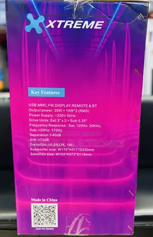 Xtreme SPARK 2:1 Multimedia Speaker