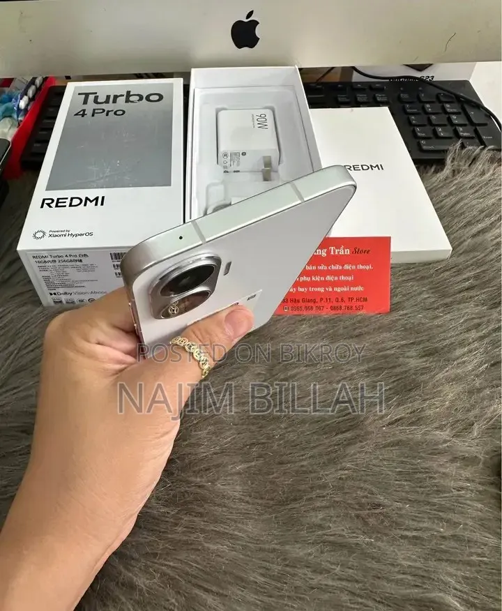 শাওমি রেডমি টার্বো ৪ প্রো ২৫৬ জিবি লাল