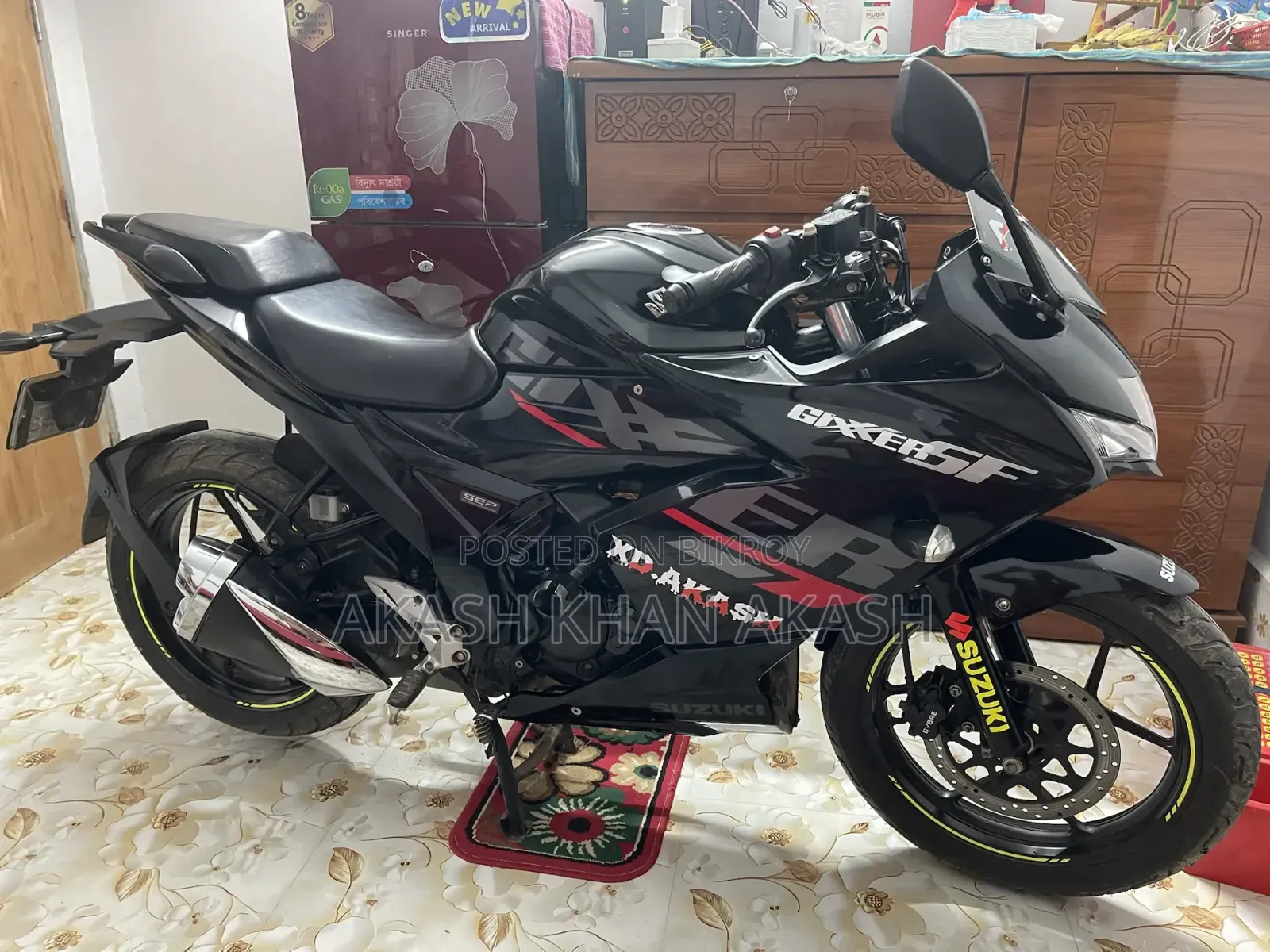 Suzuki Gixxer SF 2023 Black