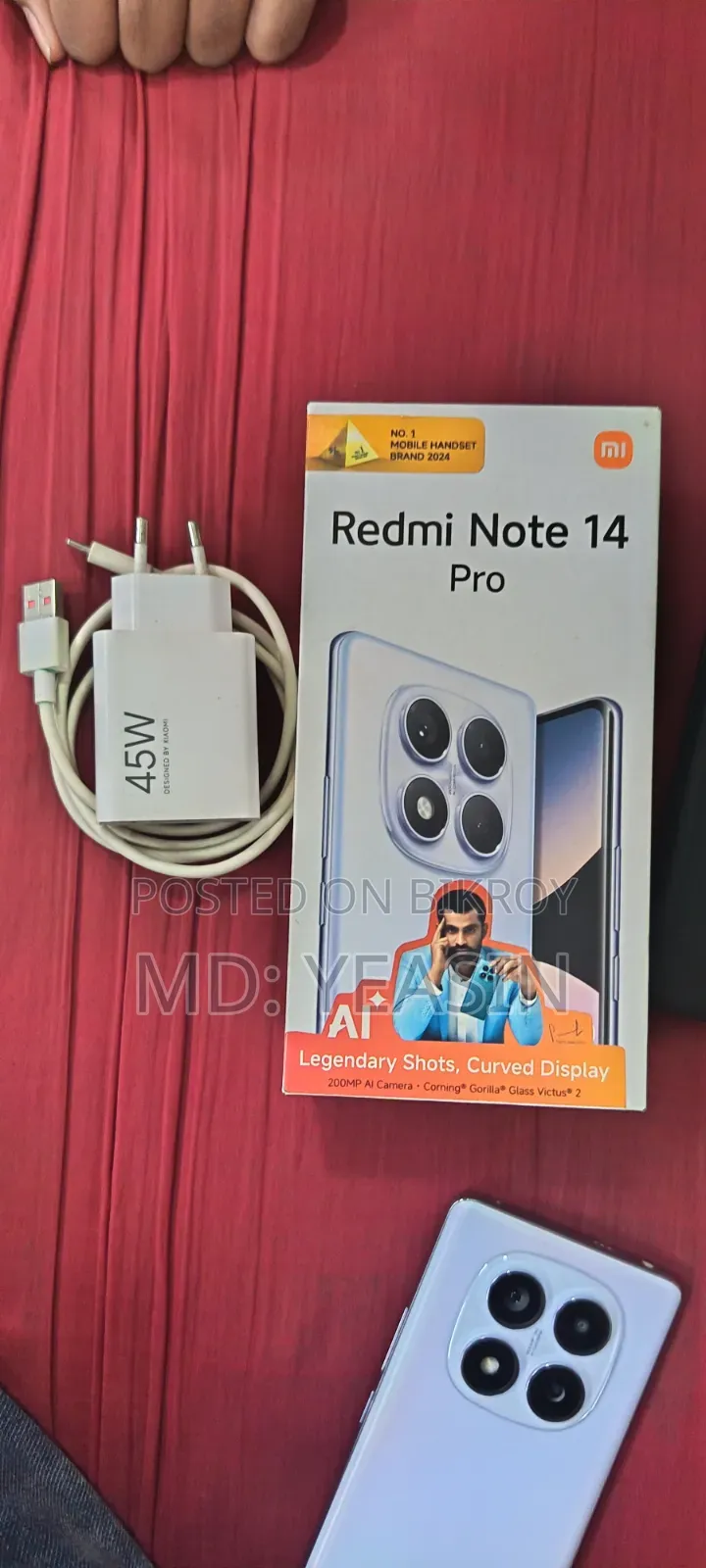 Xiaomi Redmi Note 14 Pro 256 GB Purple