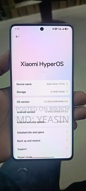Xiaomi Redmi Note 14 Pro 256 GB Purple