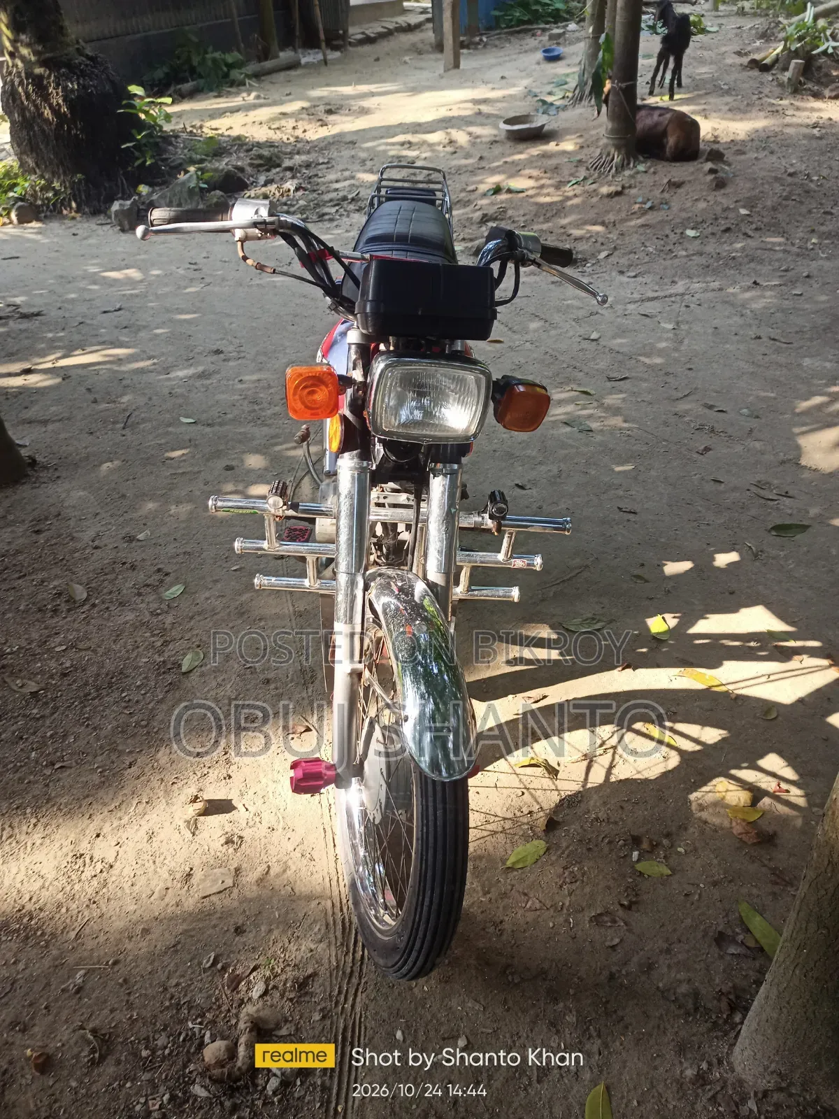 হোন্ডা সিজি ১২৫ সিসি ২০১৩ লাল