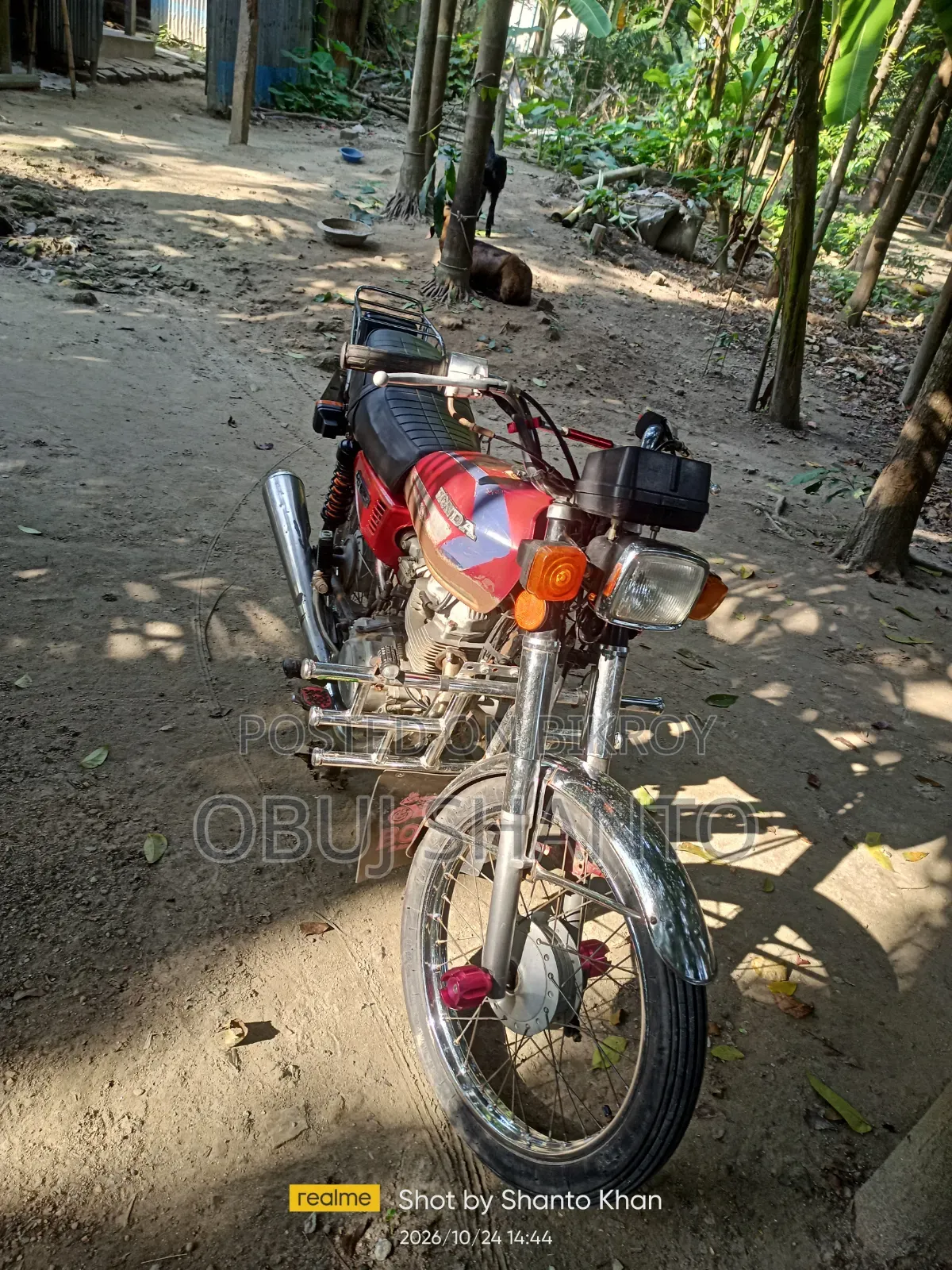 হোন্ডা সিজি ১২৫ সিসি ২০১৩ লাল