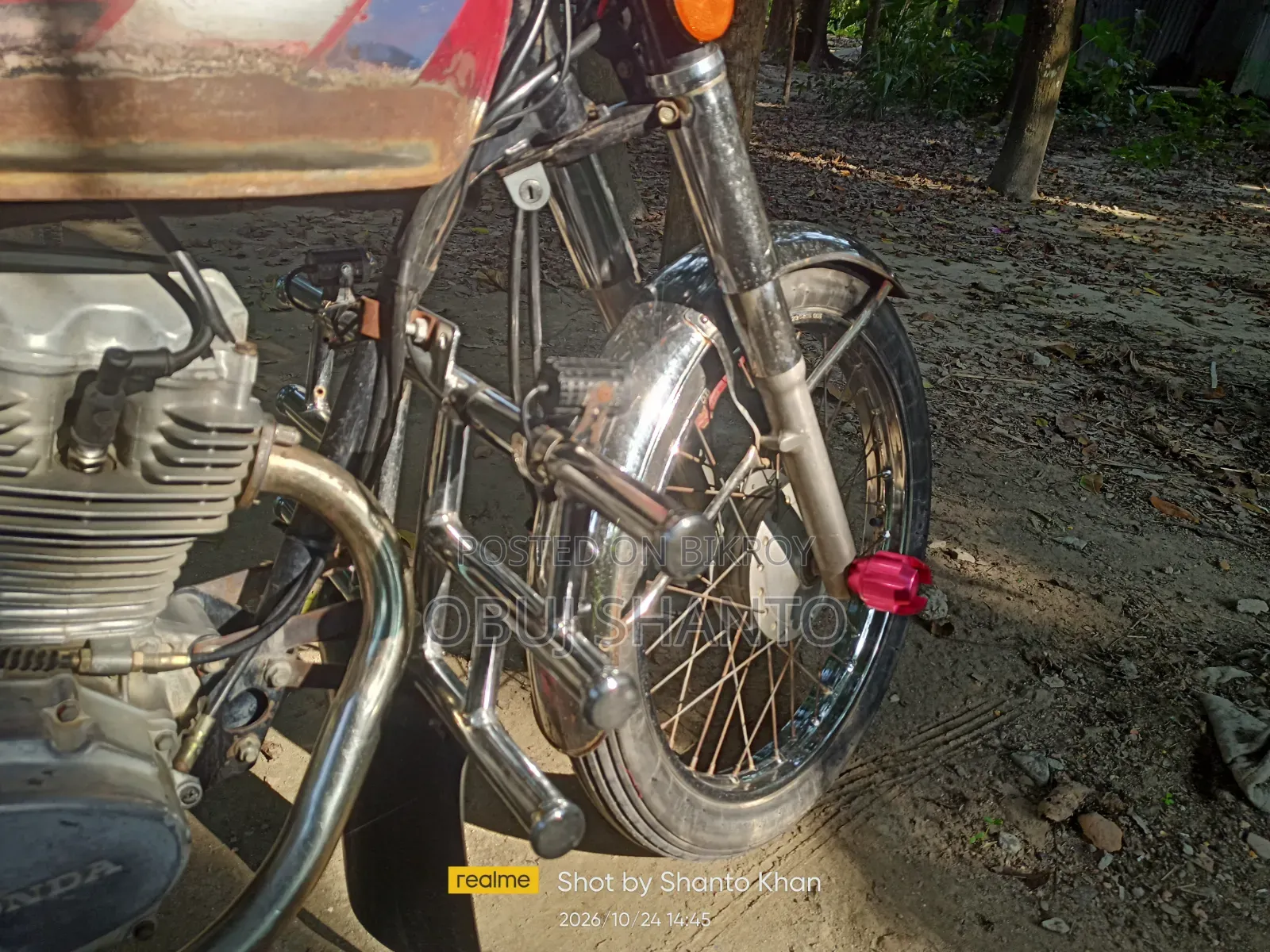 হোন্ডা সিজি ১২৫ সিসি ২০১৩ লাল