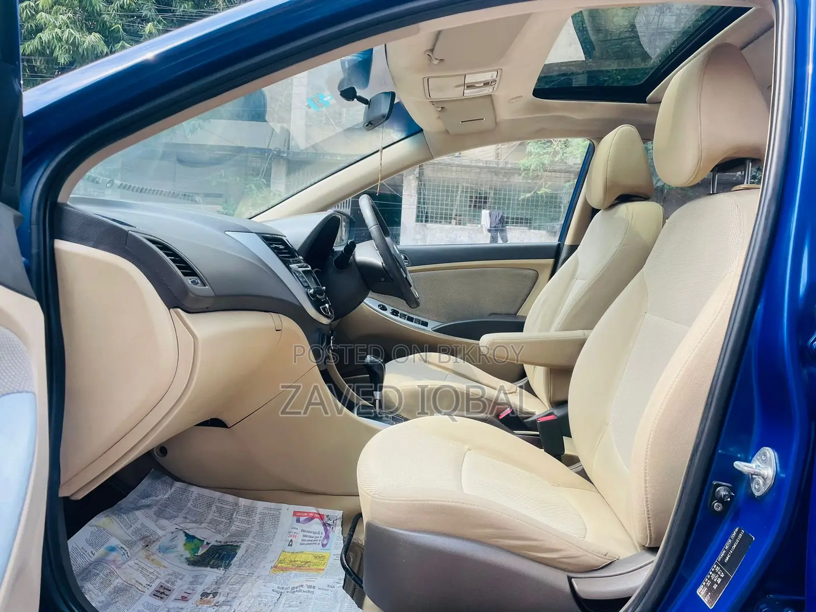 Hyundai Accent 2012 Blue