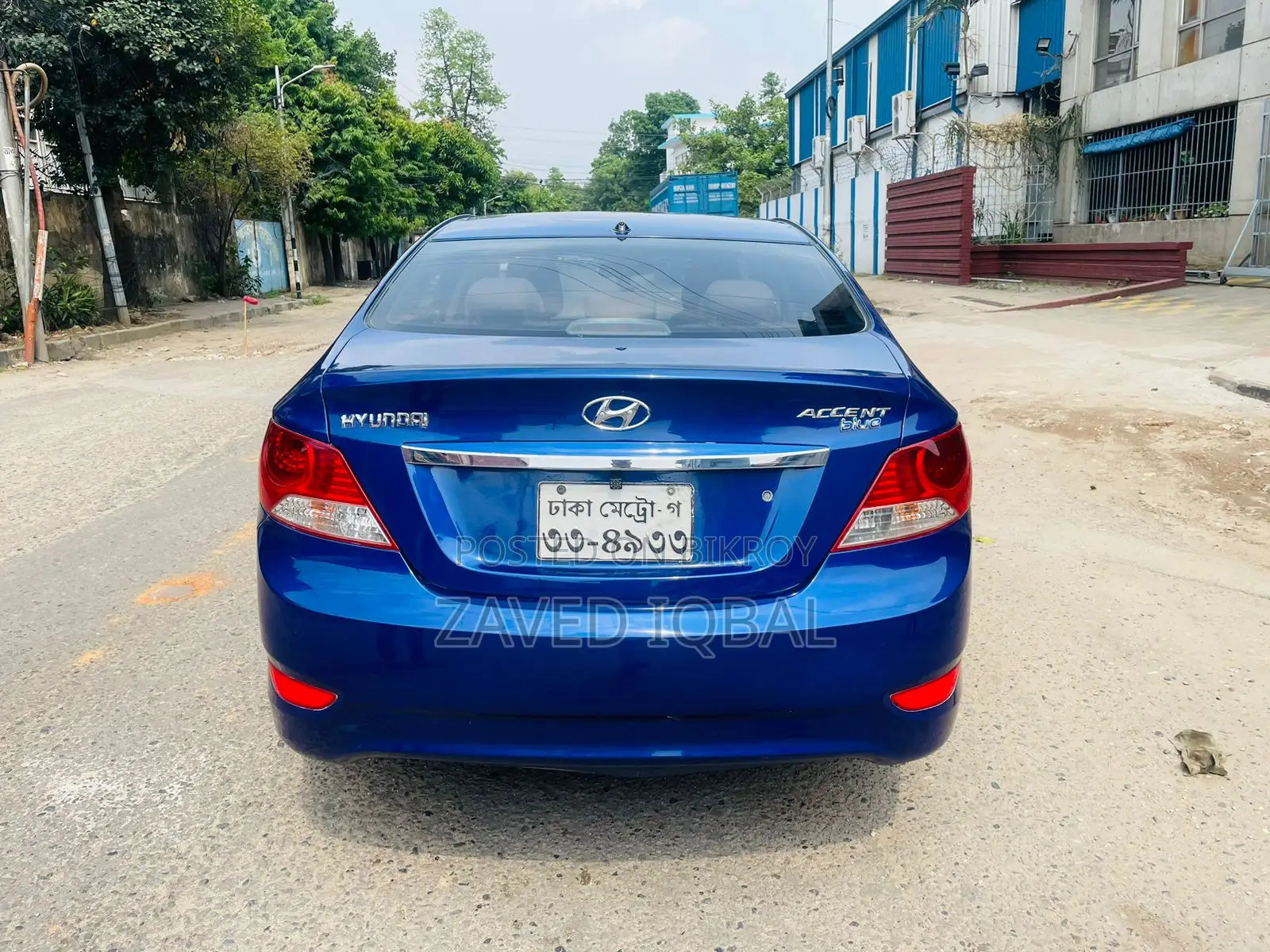 Hyundai Accent 2012 Blue