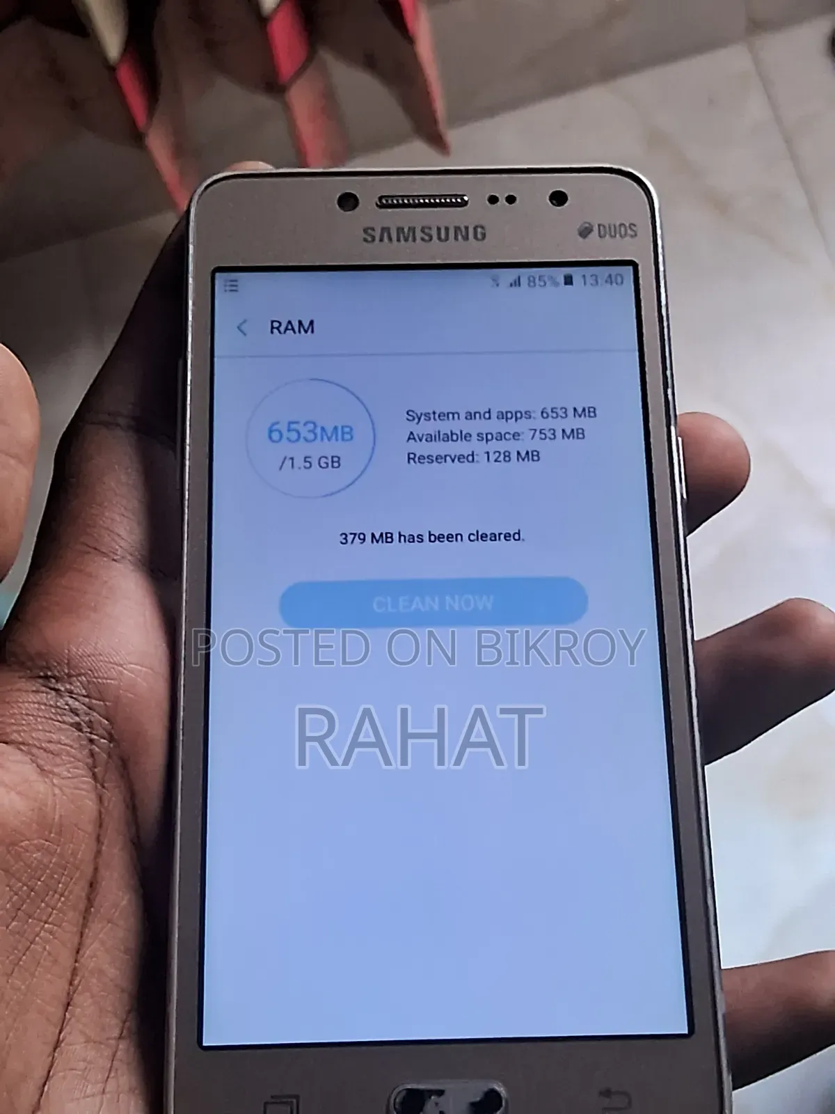 Samsung Galaxy Grand Prime Plus 8 GB Gold