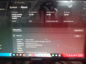 Desktop Computer 16GB Intel SSD 256GB