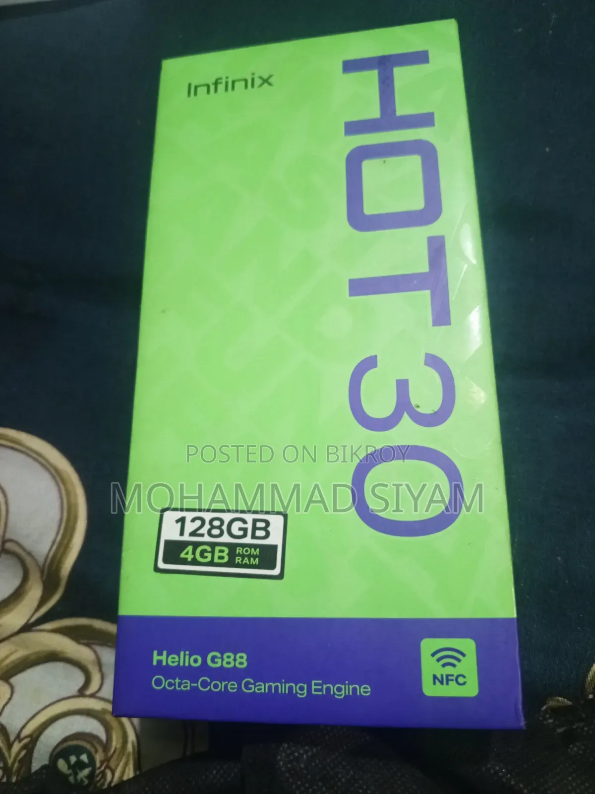 ইনফিনিক্স হট ৩০আই ১২৮ জিবি ব্ল্যাক