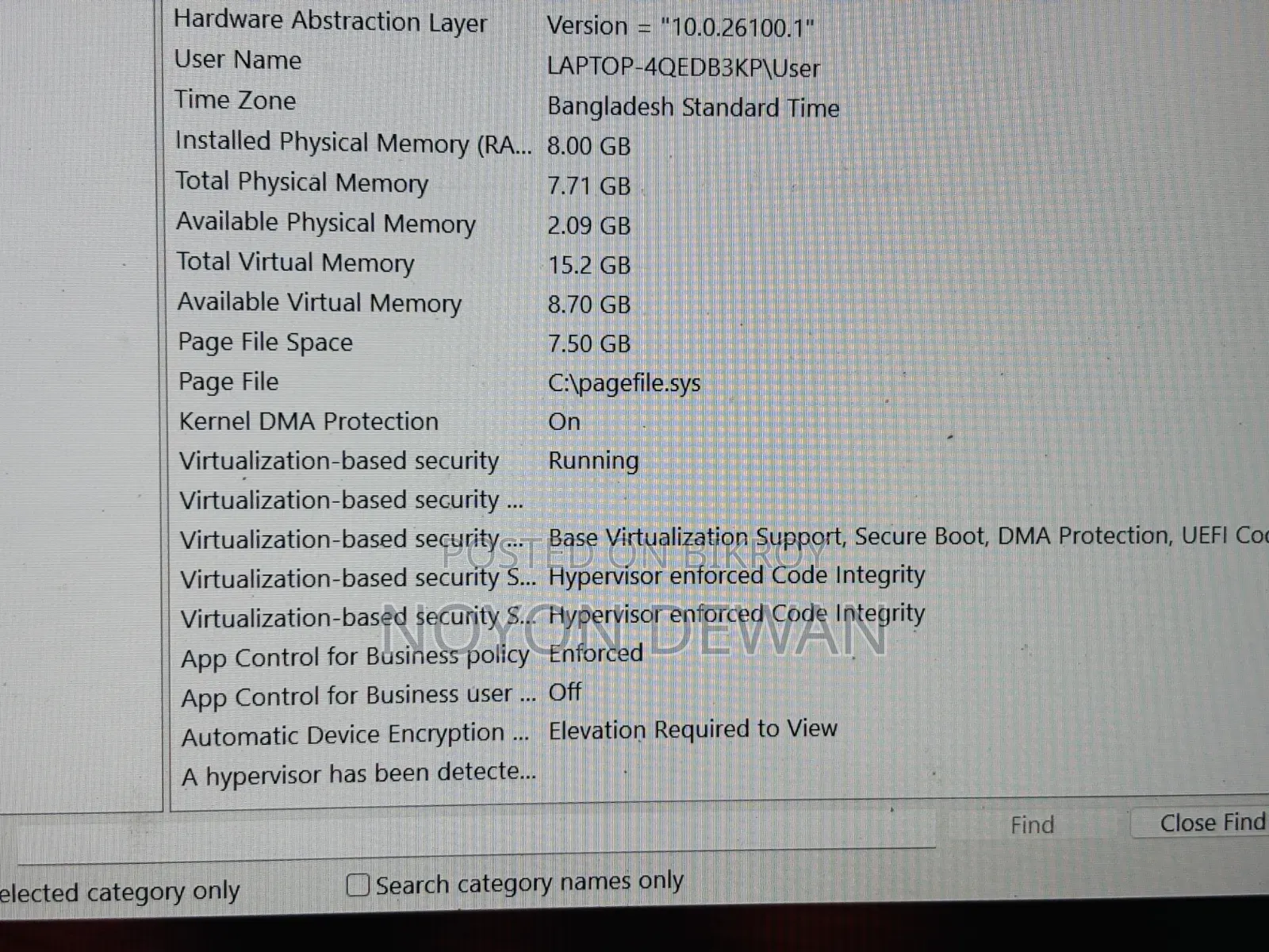 ল্যাপটপ Acer Aspire 3 ১৬ জিবি Intel Core i5 এসএসডি ৫১২ জিবি