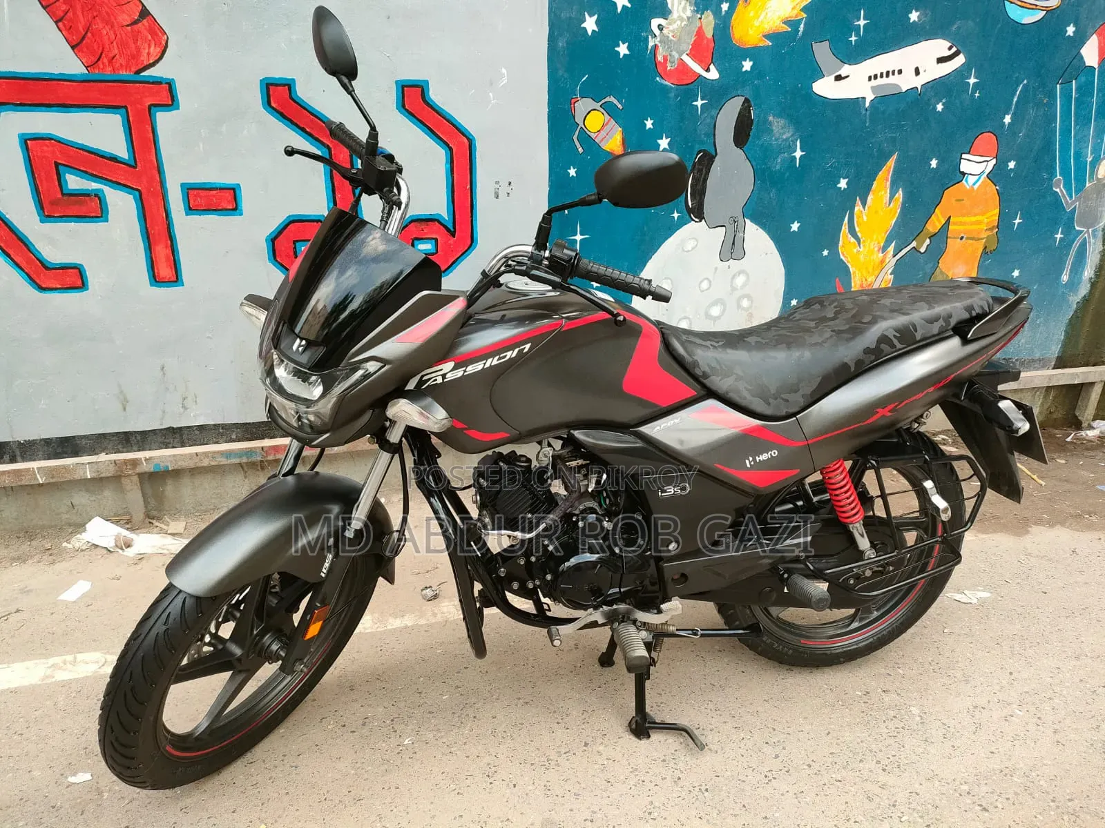 হিরো প্যাশন প্রো ২০২৫ ব্ল্যাক