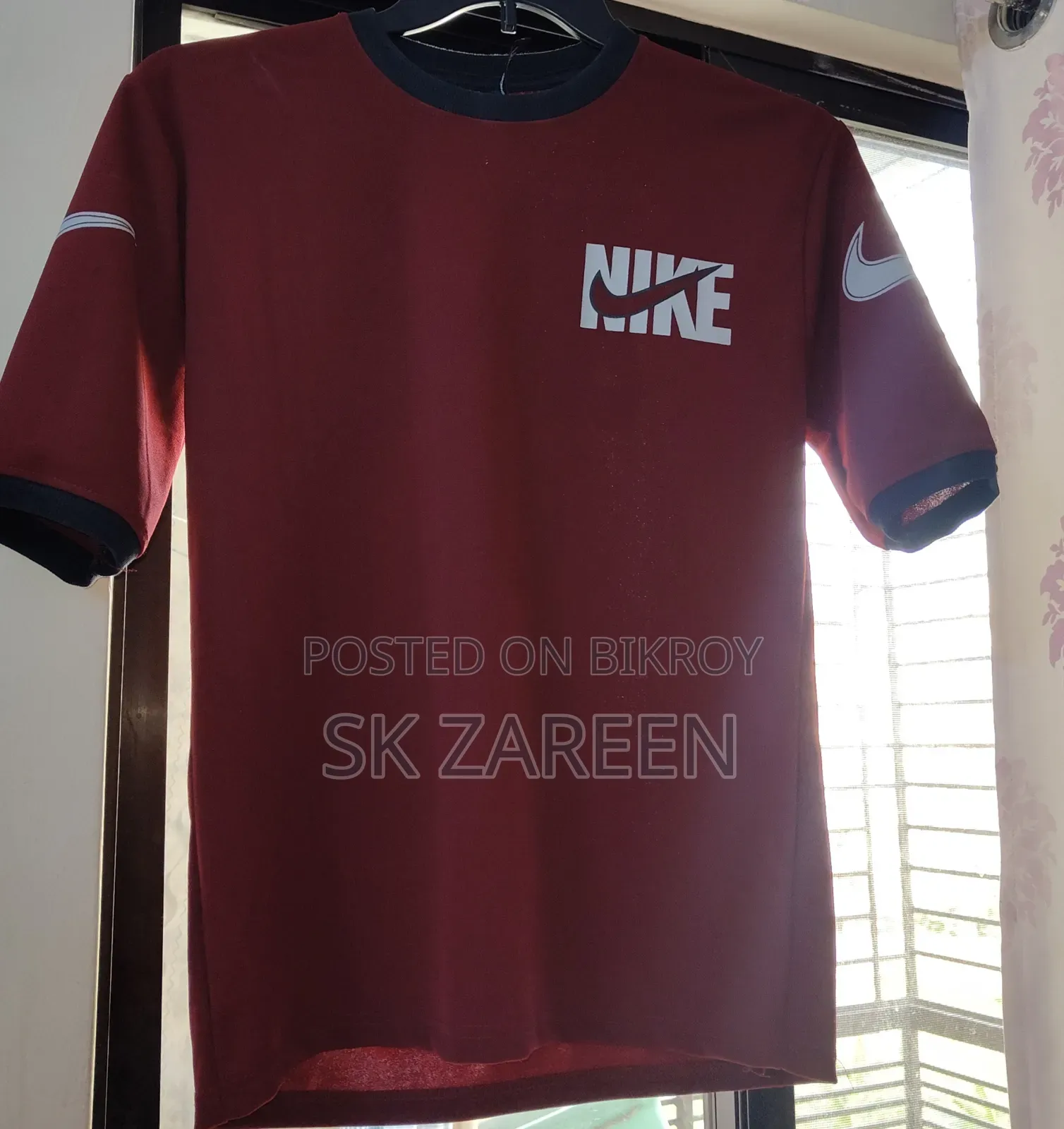 Casual Ladies Nike Drop Shoulder Maroon