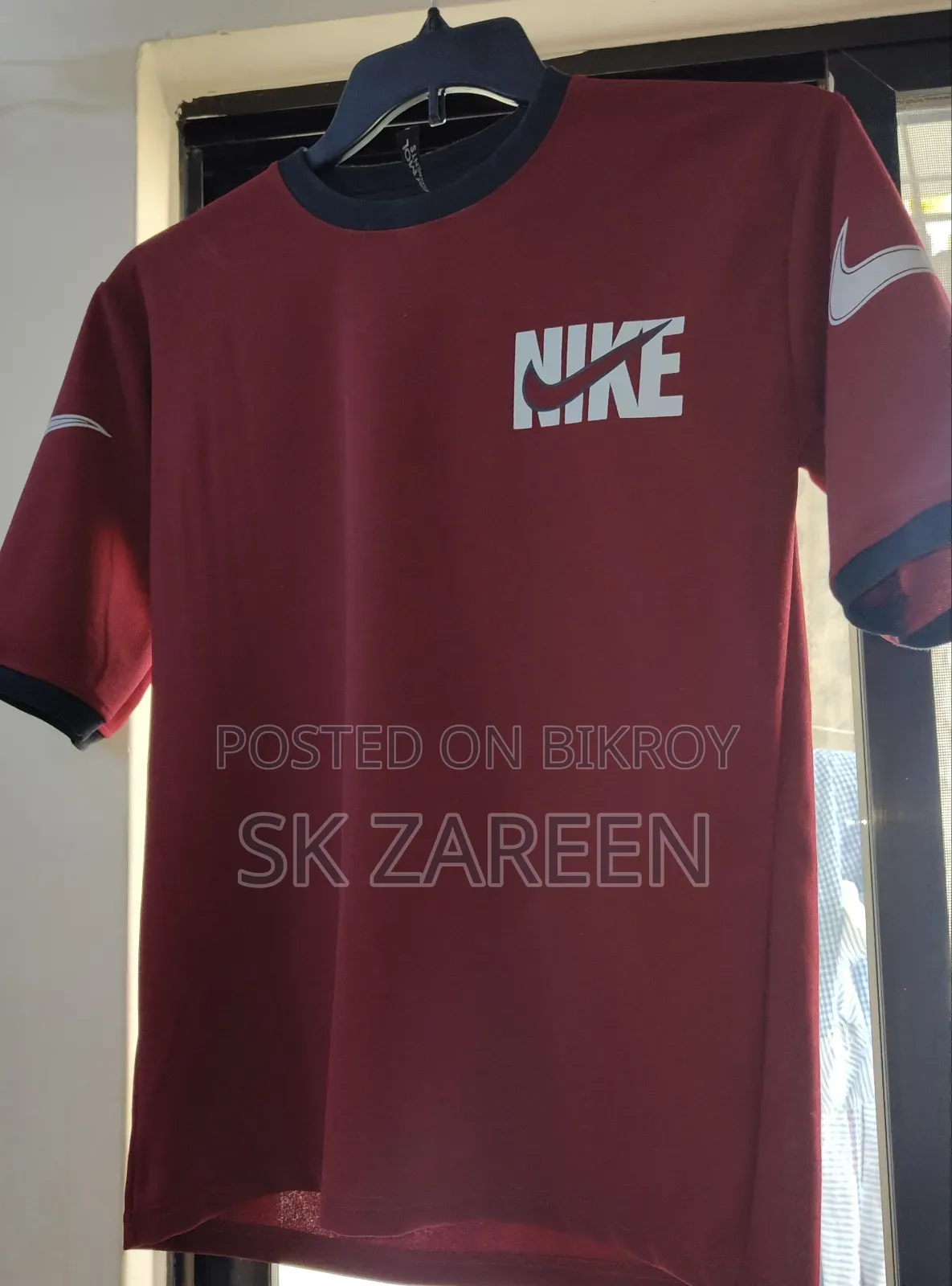 Casual Ladies Nike Drop Shoulder Maroon