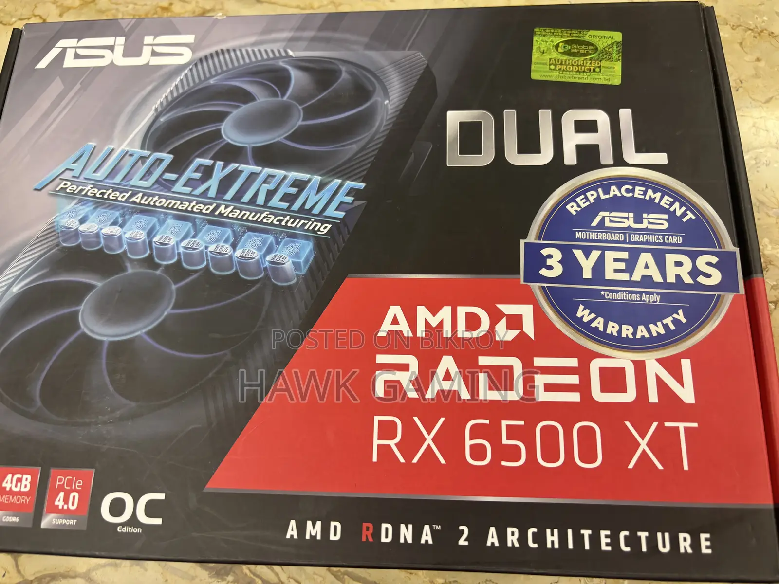 ASUS Dual AMD Radeon Rx 6500 Xt