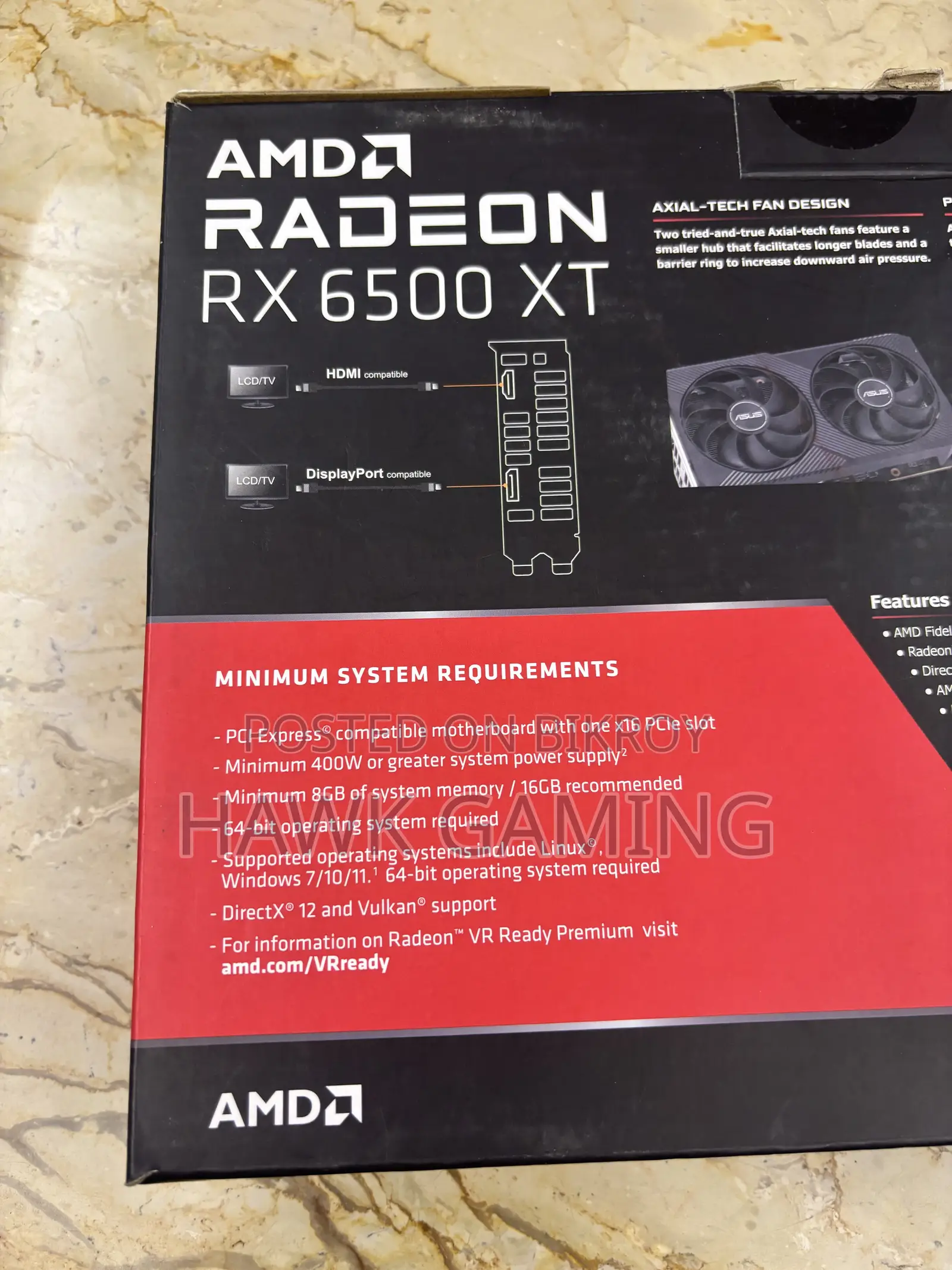 ASUS Dual AMD Radeon Rx 6500 Xt