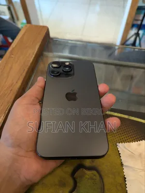 অ্যাপল আইফোন ১৫ প্রো ম্যাক্স ২৫৬ জিবি ব্ল্যাক