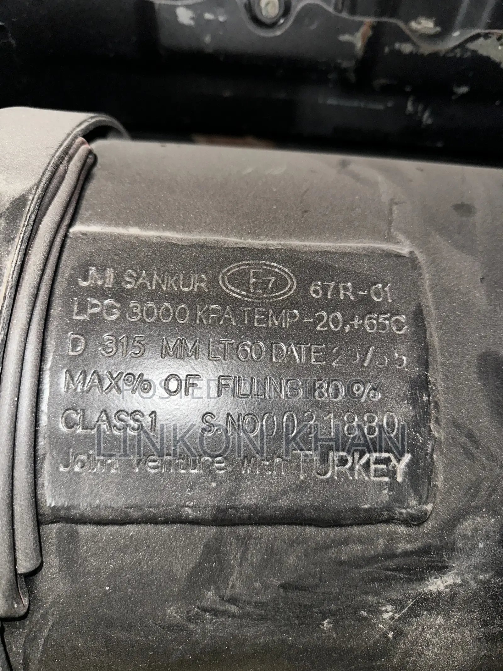 LPG Cylinder for Car 60L Full Set