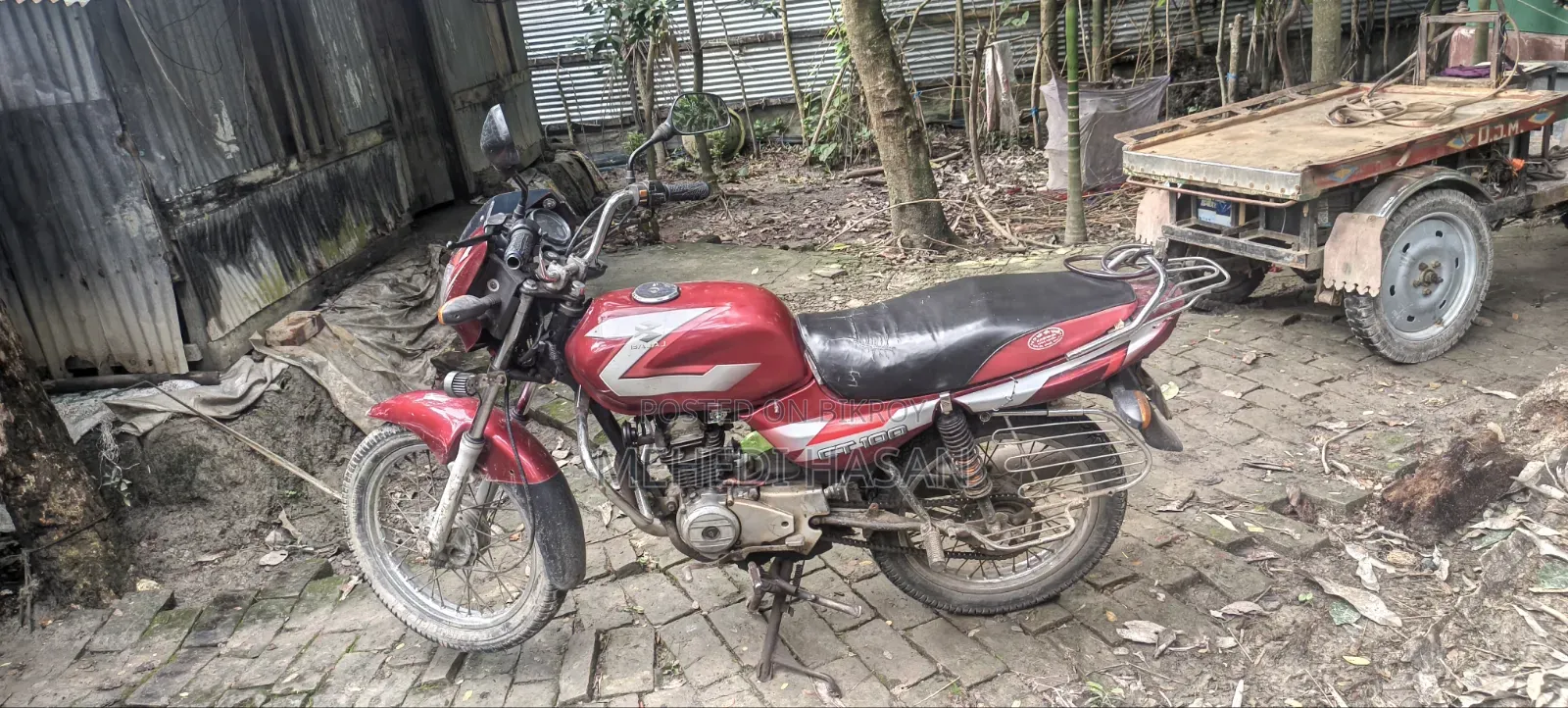 Bajaj CT 100 2007 Red