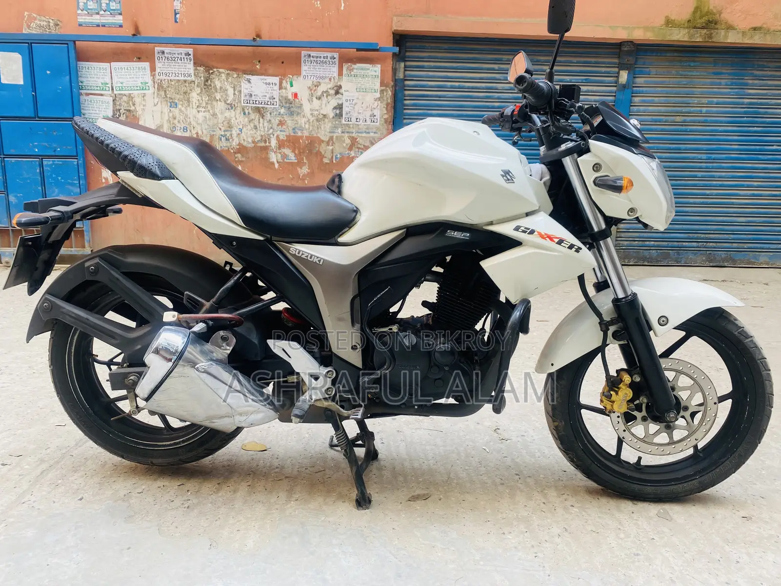 Suzuki Gixxer 2015 White
