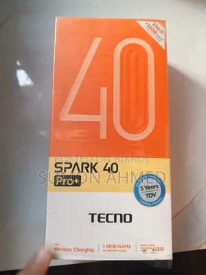 Tecno Spark 40 Pro 256 GB Black