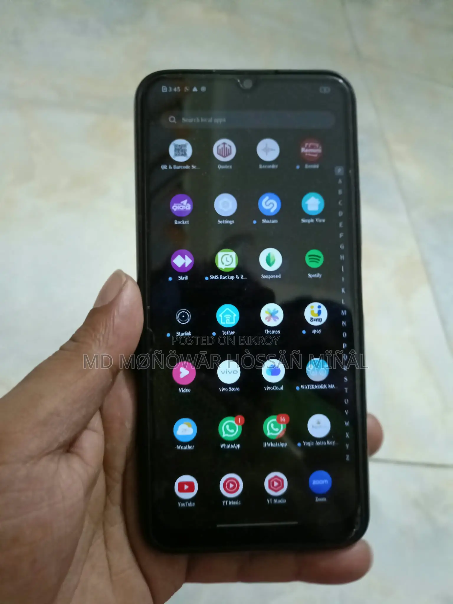Vivo Y20 ৬৪ জিবি কালো