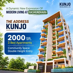 3bdrm Apartment in The Address Kunjo By, Basundhara for sale