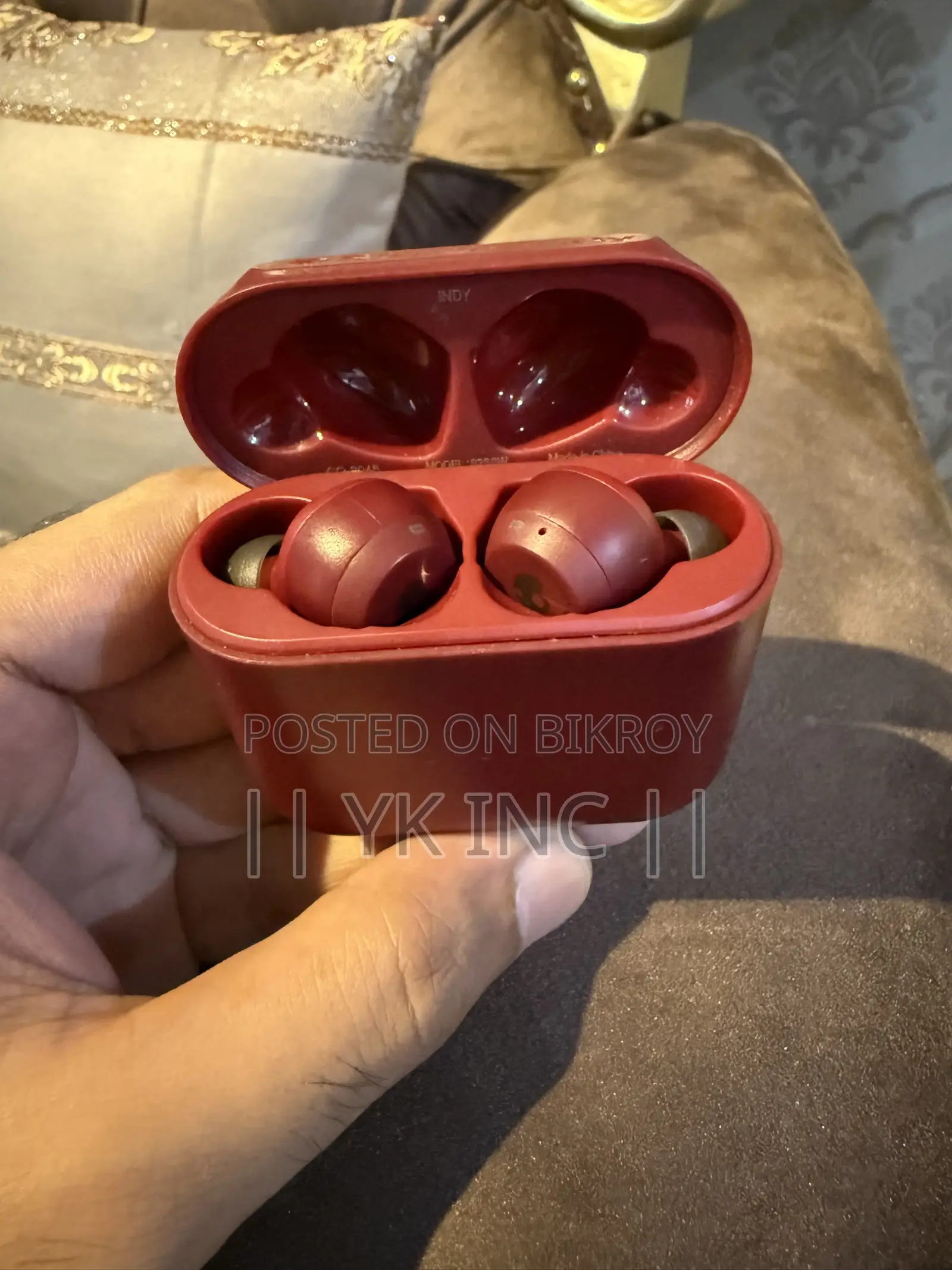 Skullcandy Indy True Wireless Bluetooth Earbuds – Burgundy/Maroon