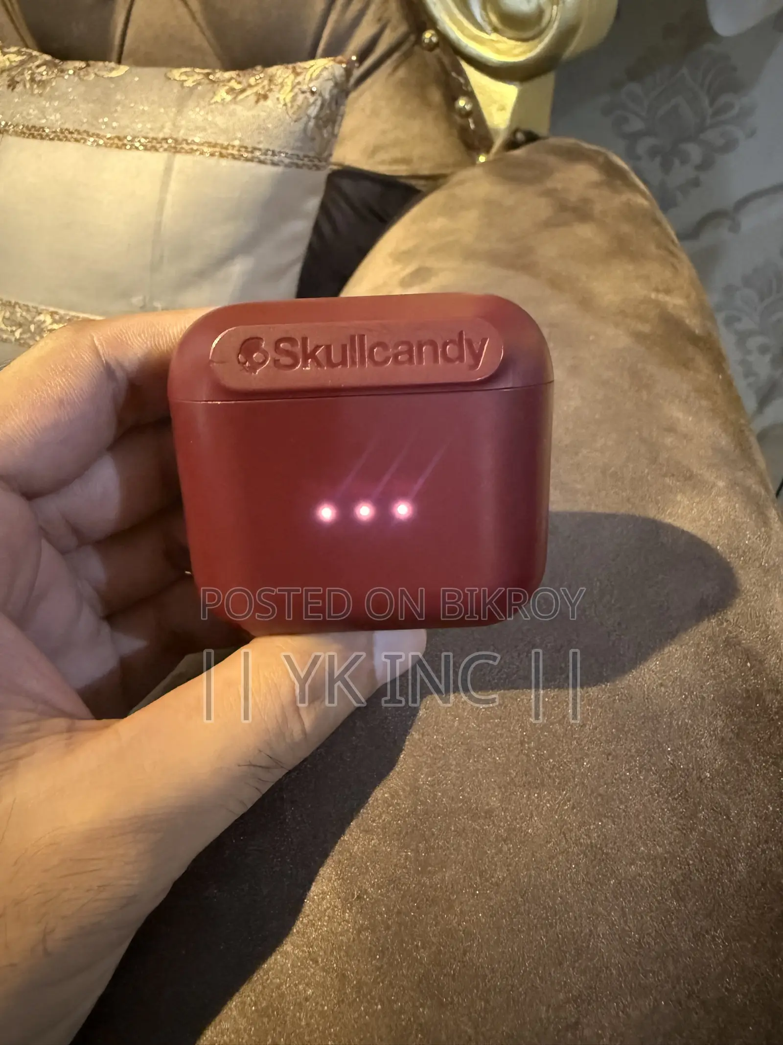 Skullcandy Indy True Wireless Bluetooth Earbuds – Burgundy/Maroon