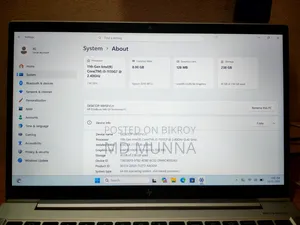 HP EliteBook 840 G8 Laptop 8GB Intel Core i5 SSD 256GB
