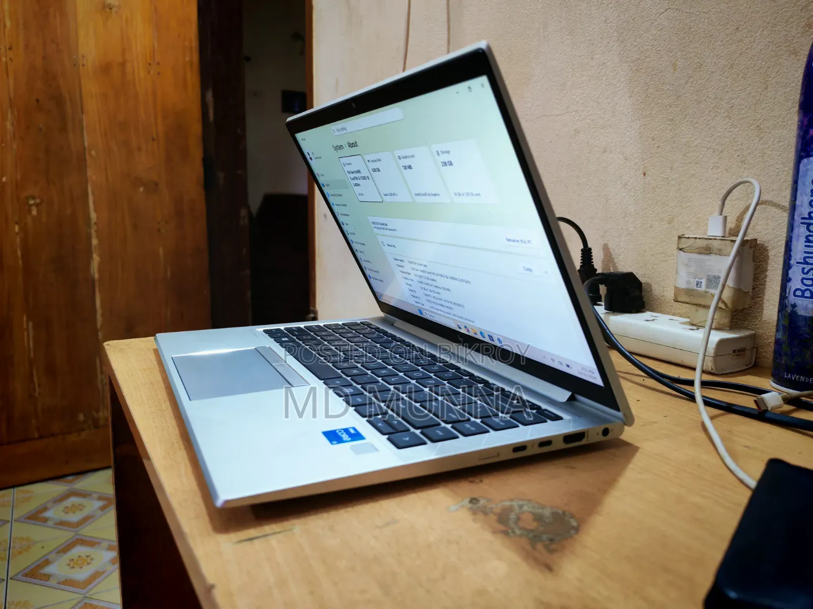 HP EliteBook 840 G8 Laptop 8GB Intel Core i5 SSD 256GB